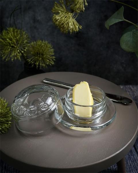 Масленка с крышкой 70 мл, d 9,5 см h 6,5 см, VERSAILLES