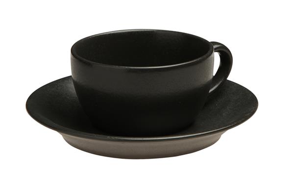 Чашка 250 мл фарфор цвет черный Seasons