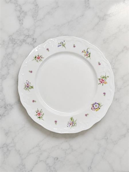 Блюдо овальное 35,5x22 см h 3,4 см, фарфор, Retro Garden