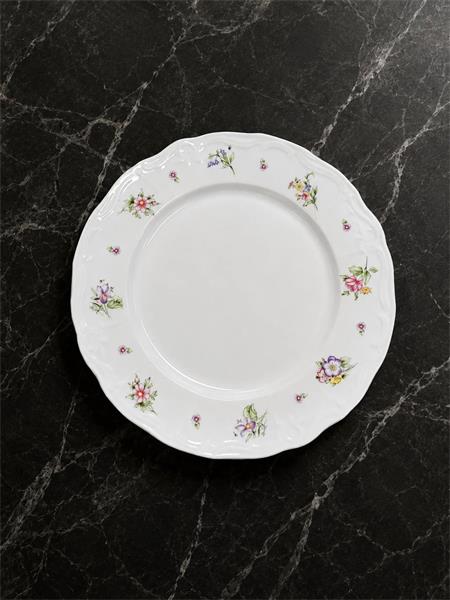 Блюдо овальное 35,5x22 см h 3,4 см, фарфор, Retro Garden